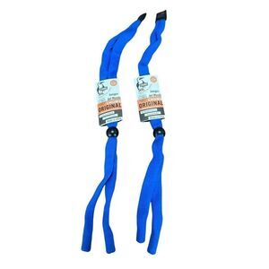 Lot of 2 Chums Original Cotton Eyewear Retainer Sunglass Strap blue USA made